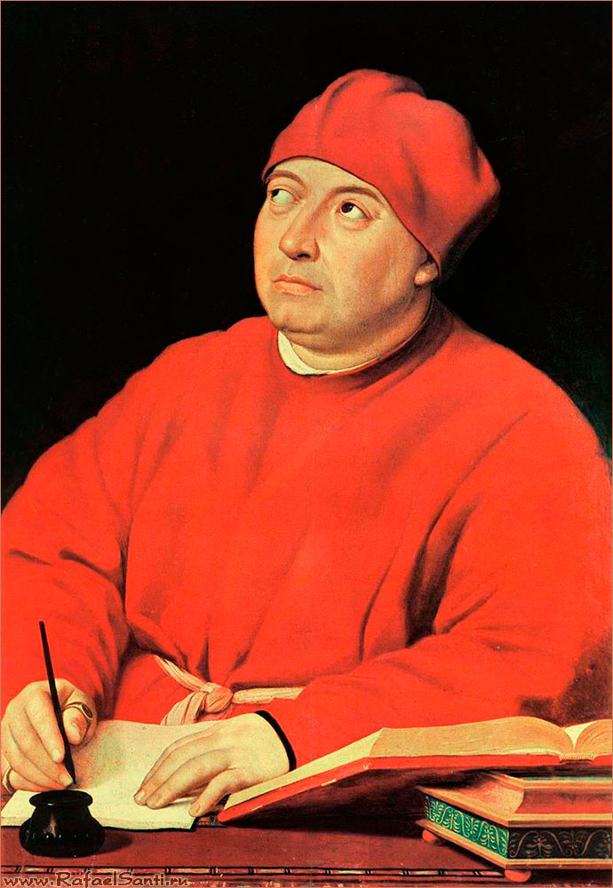 Портрет кардинала Ингирами. Рафаэль / www.RafaelSanti.ru