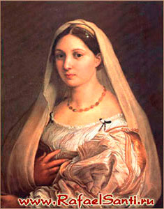 Портрет дамы под покрывалом, или Донна Велата. Рафаэль. 1516 г. Флоренция, галерея Питти